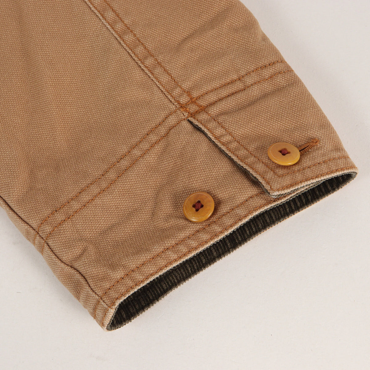 コットンキャンバス 裏地チェックネル フィールドコート / ハンティングジャケット (Field Coat)