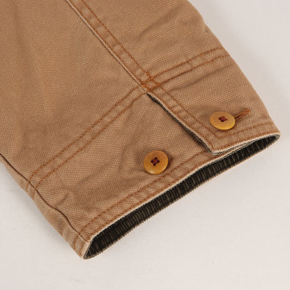 コットンキャンバス 裏地チェックネル フィールドコート / ハンティングジャケット (Field Coat)