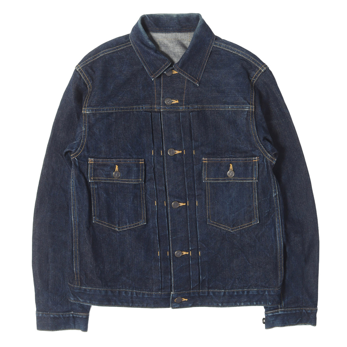 [濃紺 日本製] HEADLIGHT実名復刻 2nd タイプ デニムジャケット (13.75oz DENIM COWBOY JACKET)
