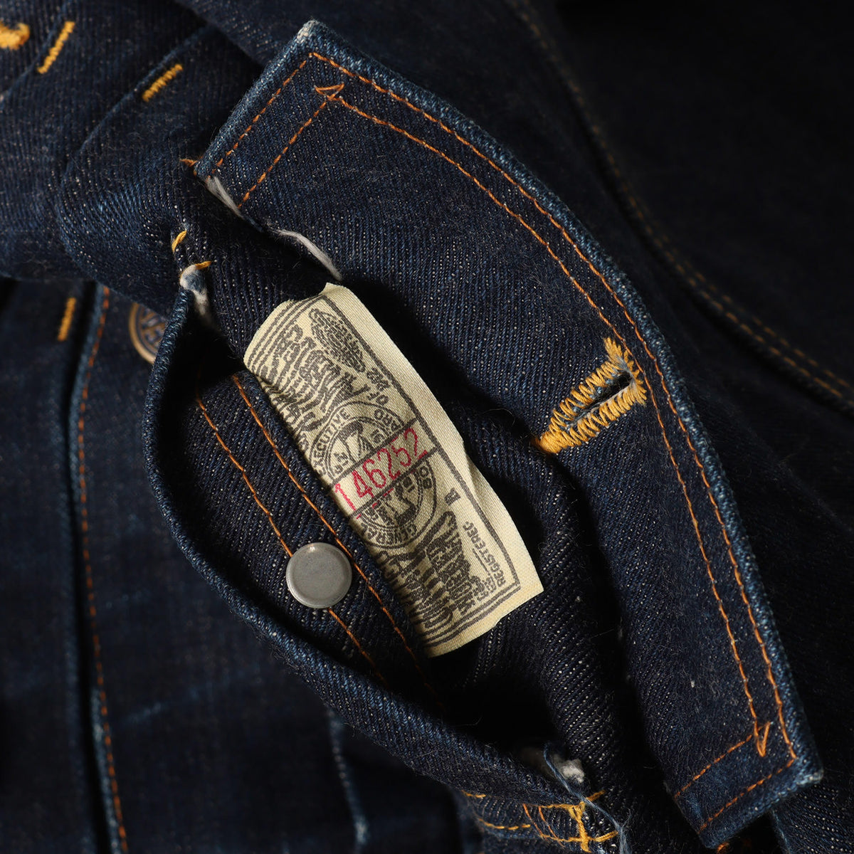 [濃紺 日本製] HEADLIGHT実名復刻 2nd タイプ デニムジャケット (13.75oz DENIM COWBOY JACKET)