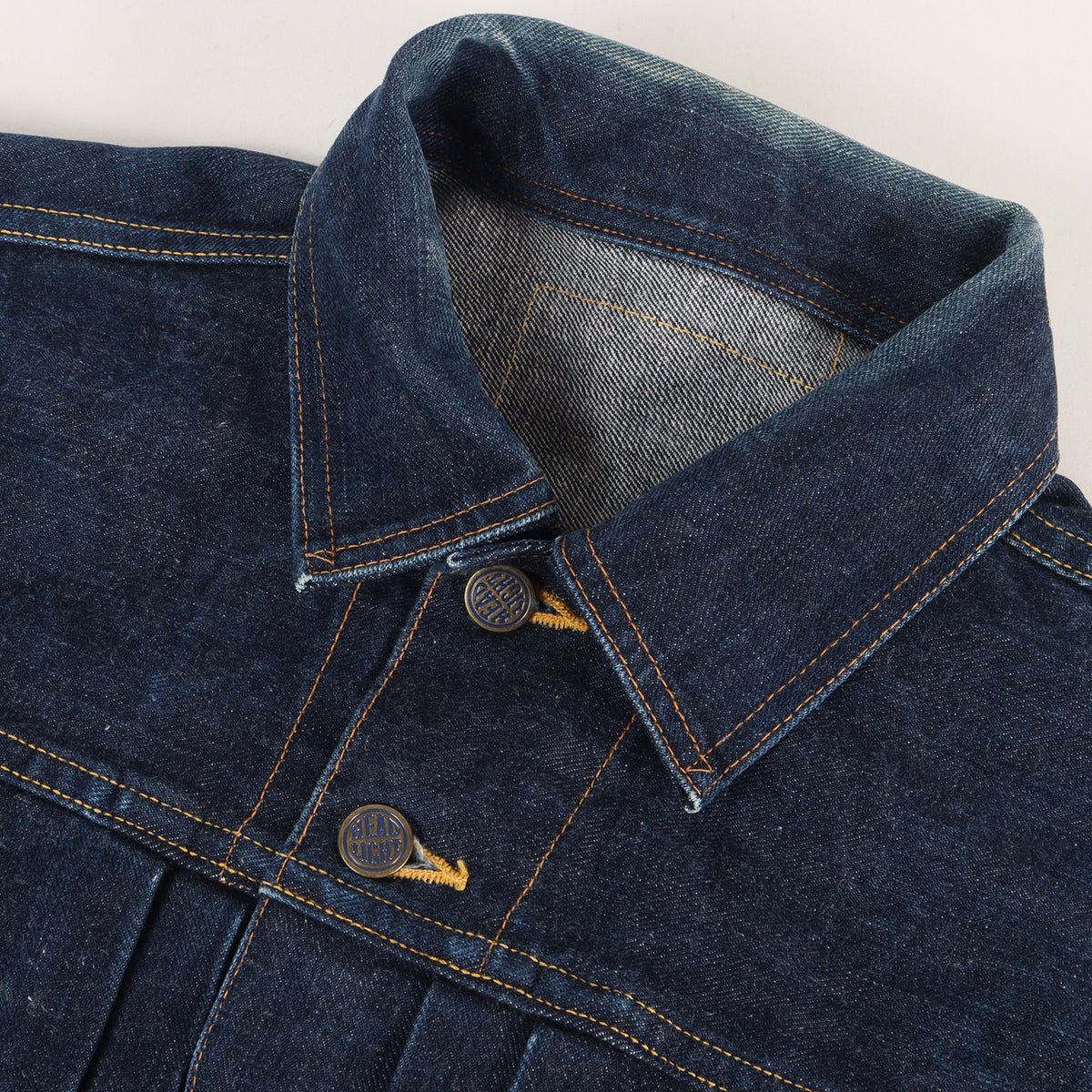 [濃紺 日本製] HEADLIGHT実名復刻 2nd タイプ デニムジャケット (13.75oz DENIM COWBOY JACKET)