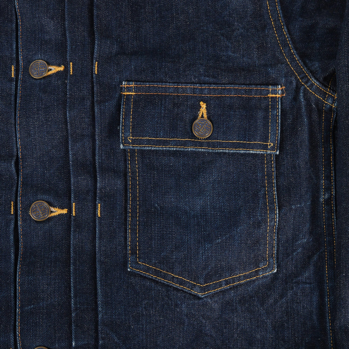 [濃紺 日本製] HEADLIGHT実名復刻 2nd タイプ デニムジャケット (13.75oz DENIM COWBOY JACKET)