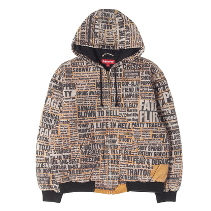 25AW ×Dash Snow 総柄デザイン ダック フーデッド ワークジャケット(Hooded Work Jacket)