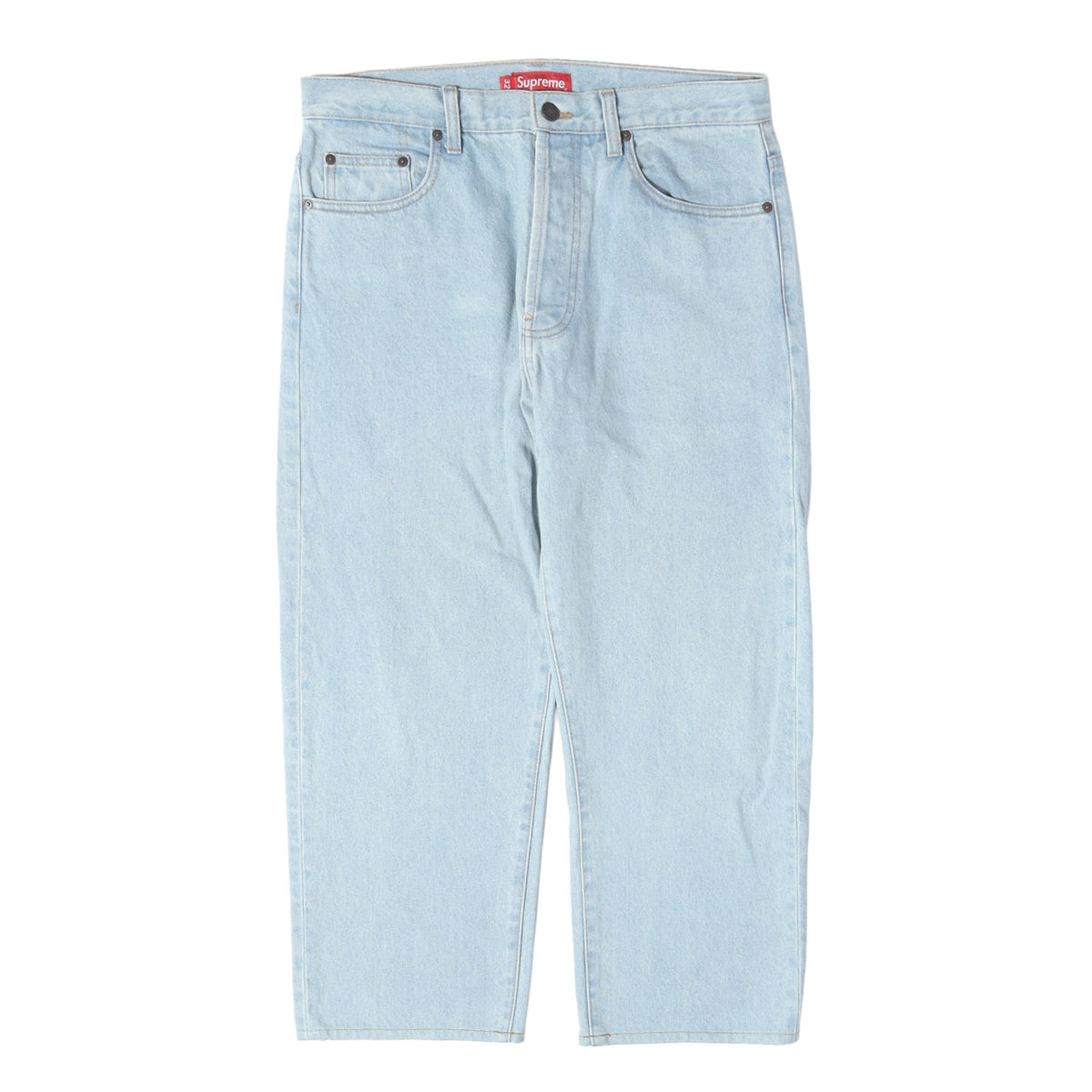 22AW ウォッシュ加工 スターロゴ デニムパンツ(Regular Jean)