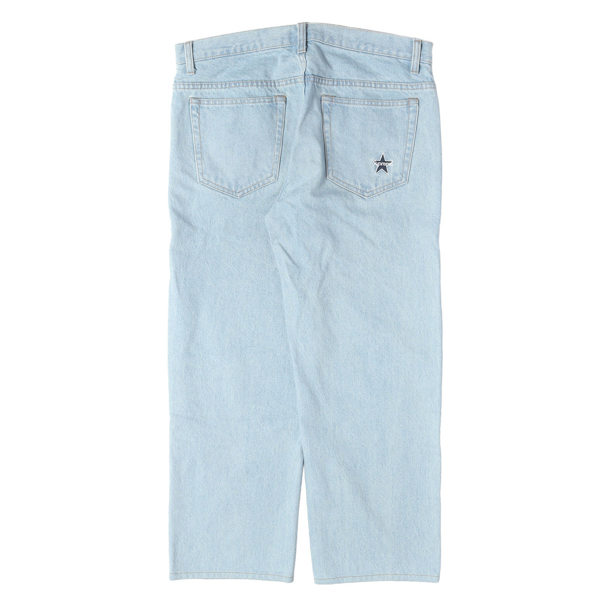 22AW ウォッシュ加工 スターロゴ デニムパンツ(Regular Jean)