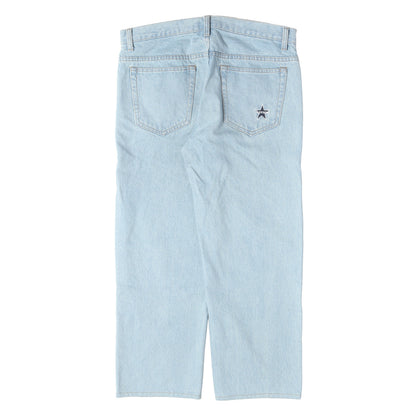 22AW ウォッシュ加工 スターロゴ デニムパンツ(Regular Jean)