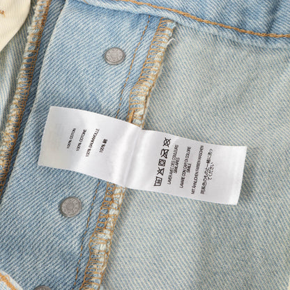22AW ウォッシュ加工 スターロゴ デニムパンツ(Regular Jean)