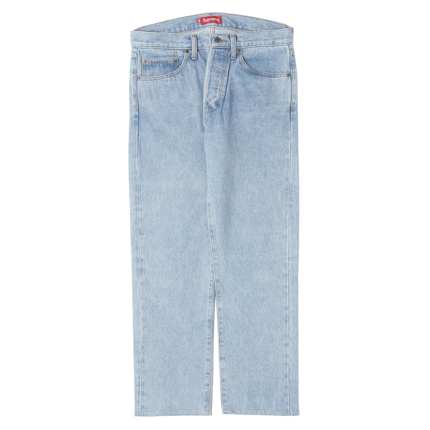 ストーンウォッシュ加工 スリム デニム パンツ(Stone Washed Slim Jean)