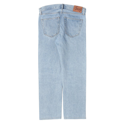 ストーンウォッシュ加工 スリム デニム パンツ(Stone Washed Slim Jean)