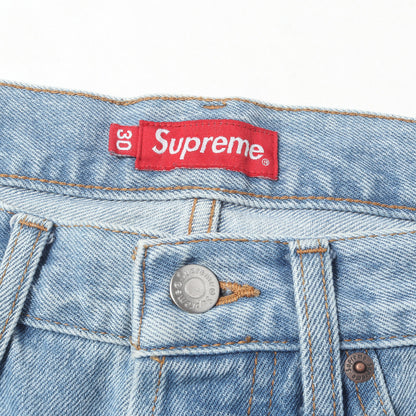 ストーンウォッシュ加工 スリム デニム パンツ(Stone Washed Slim Jean)
