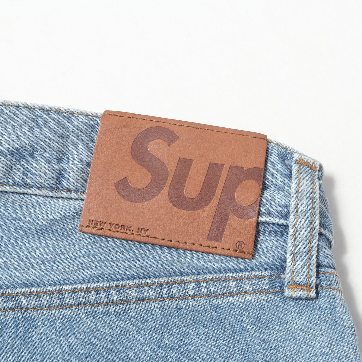 ストーンウォッシュ加工 スリム デニム パンツ(Stone Washed Slim Jean)