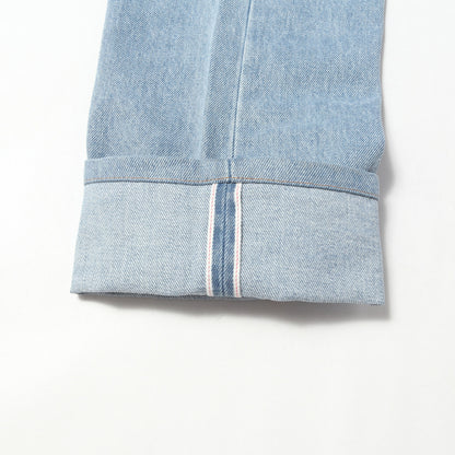 ストーンウォッシュ加工 スリム デニム パンツ(Stone Washed Slim Jean)