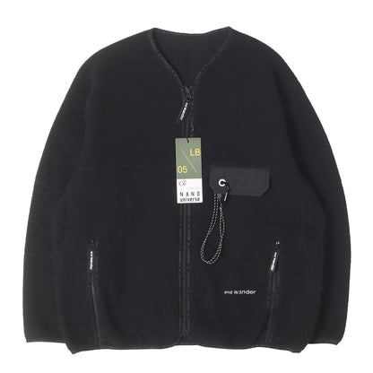 nano・universe別注 ウールフリース ジップ カーディガン(wool fleece cardigan)