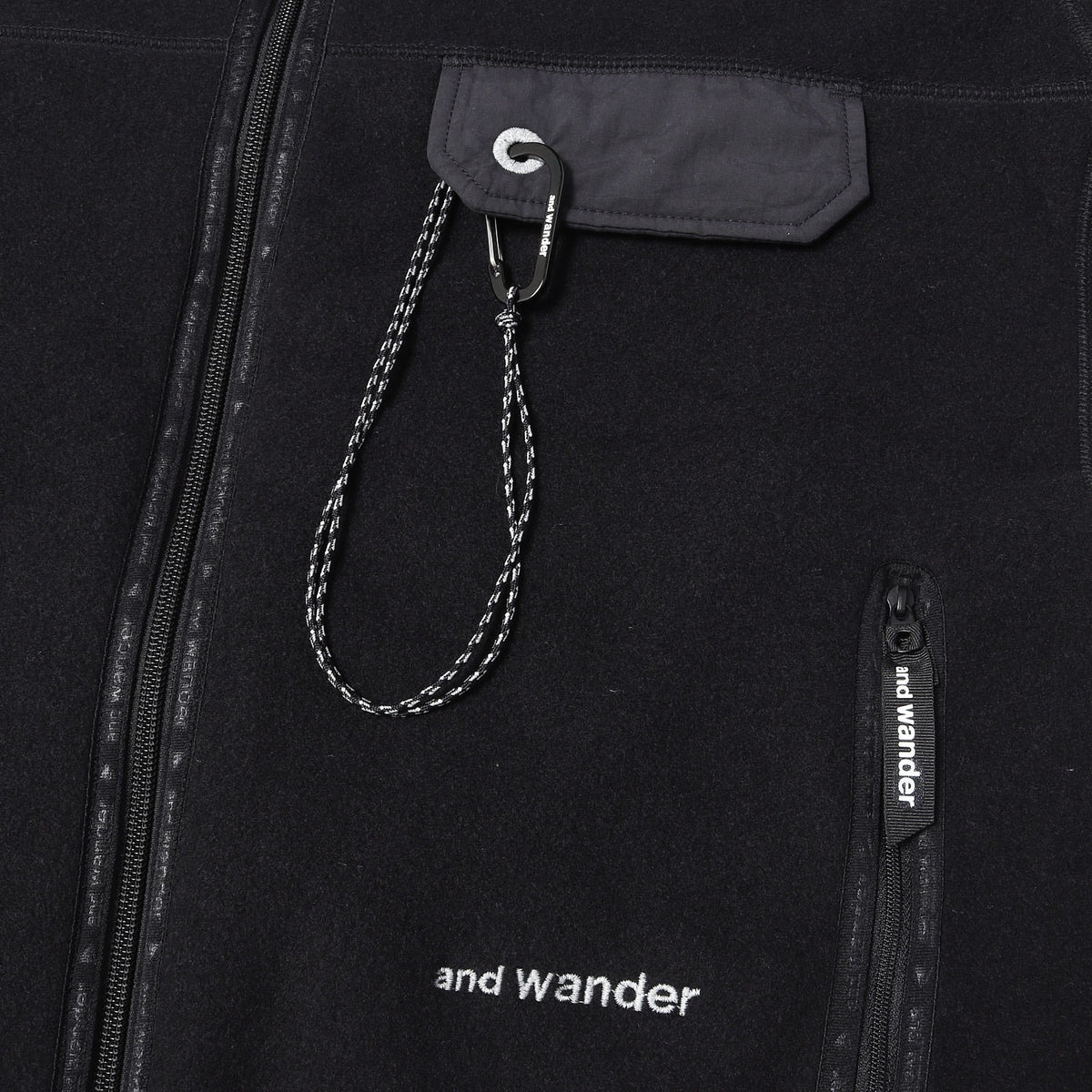 nano・universe別注 ウールフリース ジップ カーディガン(wool fleece cardigan)