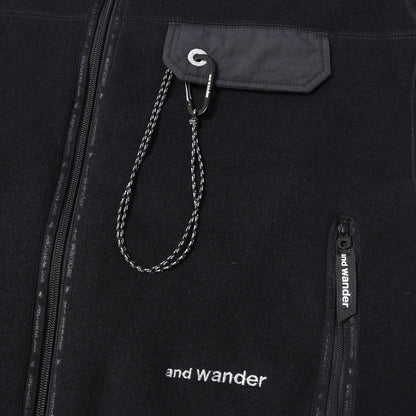 nano・universe別注 ウールフリース ジップ カーディガン(wool fleece cardigan)