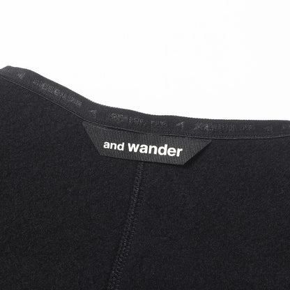 nano・universe別注 ウールフリース ジップ カーディガン(wool fleece cardigan)