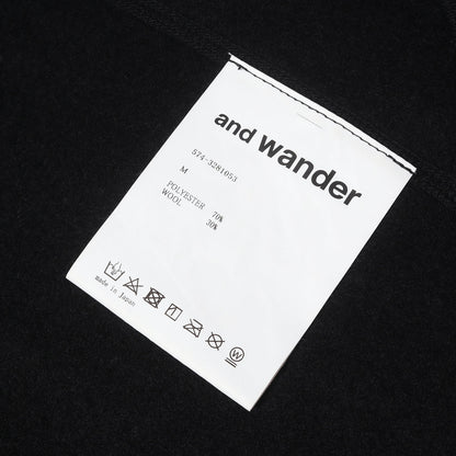 nano・universe別注 ウールフリース ジップ カーディガン(wool fleece cardigan)