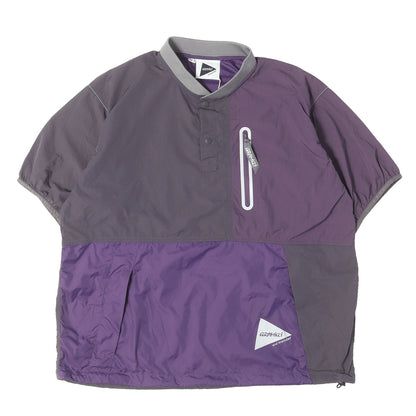 24SS × GRAMICCI ナイロン パッチワーク ウィンド Tシャツ(Patchwork Wind Tee)