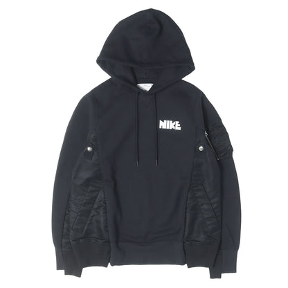 ×NIKE スウェット ドッキング MA-1 ボンバージャケット(NRG HOODIE)