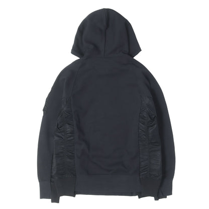 ×NIKE スウェット ドッキング MA-1 ボンバージャケット(NRG HOODIE)