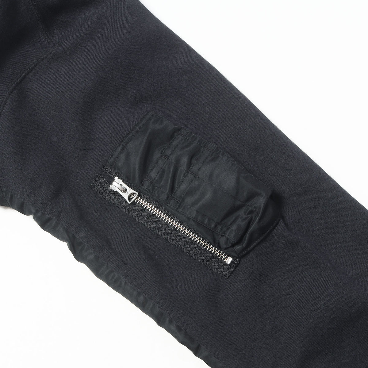 ×NIKE スウェット ドッキング MA-1 ボンバージャケット(NRG HOODIE)