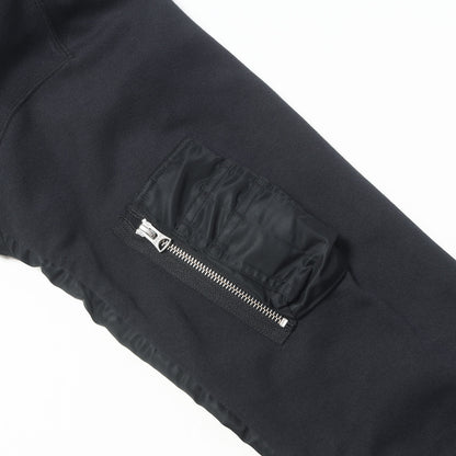 ×NIKE スウェット ドッキング MA-1 ボンバージャケット(NRG HOODIE)