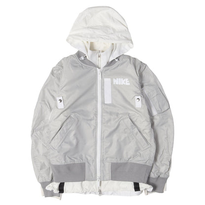 21AW ×NIKE レイヤード ドッキング MA-1 ボンバージャケット(NRG LAYERED JKT)