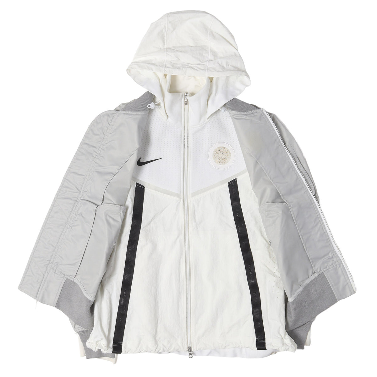 21AW ×NIKE レイヤード ドッキング MA-1 ボンバージャケット(NRG LAYERED JKT)
