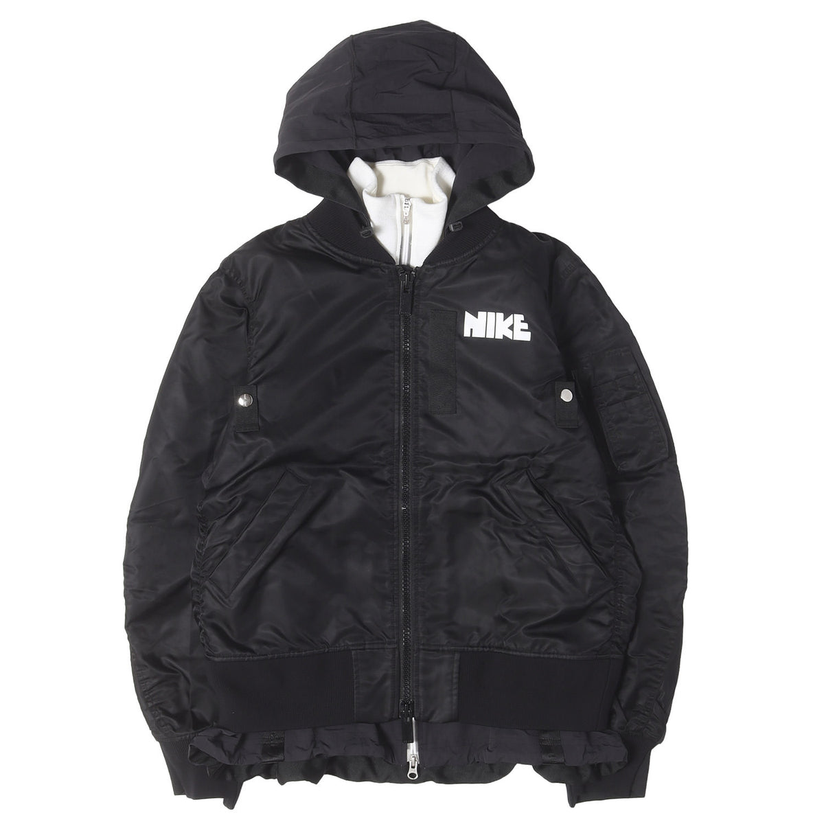 21AW ×NIKE レイヤード ドッキング MA-1 ボンバージャケット(NRG LAYERED JKT)