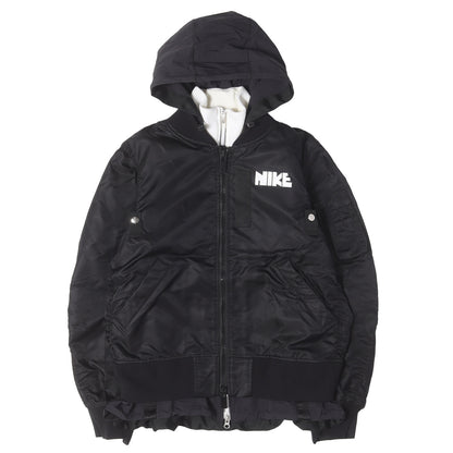 21AW ×NIKE レイヤード ドッキング MA-1 ボンバージャケット(NRG LAYERED JKT)