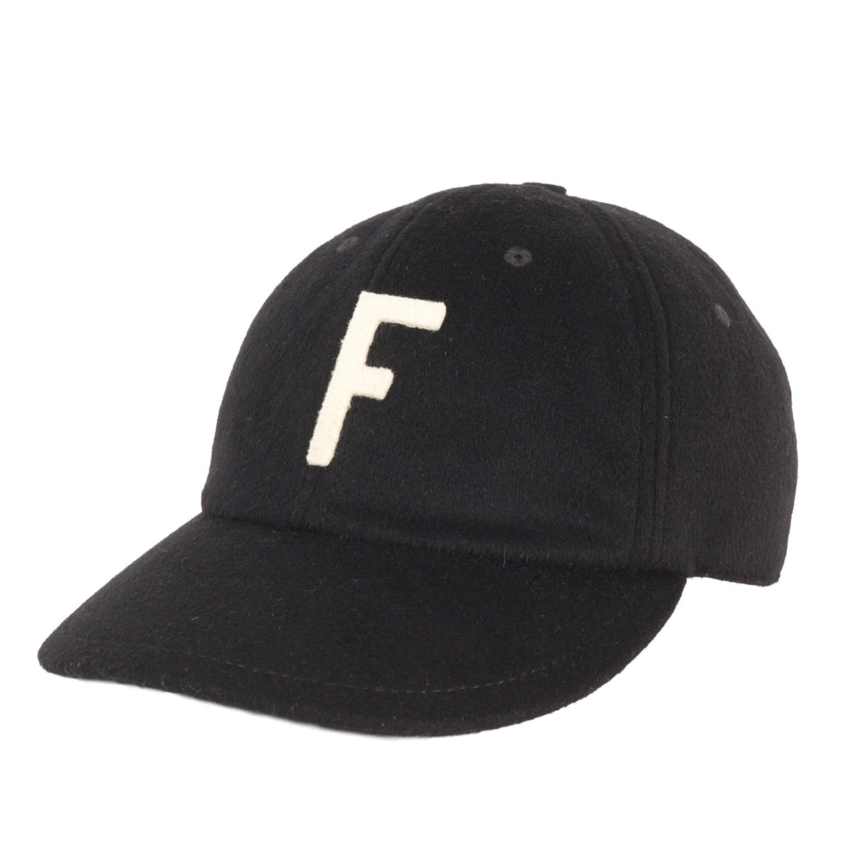 24AW アップリケロゴ ウール ベースボールキャップ(Wool Baseball Cap)