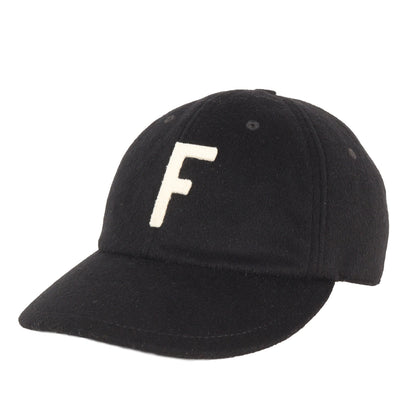 24AW アップリケロゴ ウール ベースボールキャップ(Wool Baseball Cap)