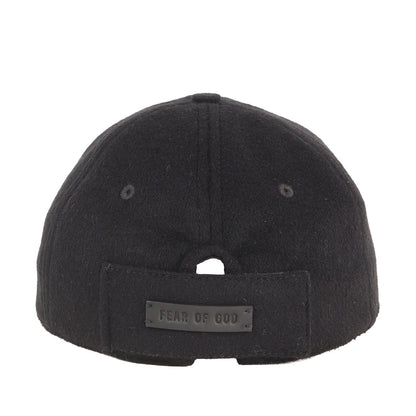 24AW アップリケロゴ ウール ベースボールキャップ(Wool Baseball Cap)