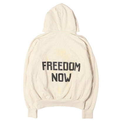 25AW ダメージ加工 発泡プリント スウェットパーカー(Revolution Hoodie)