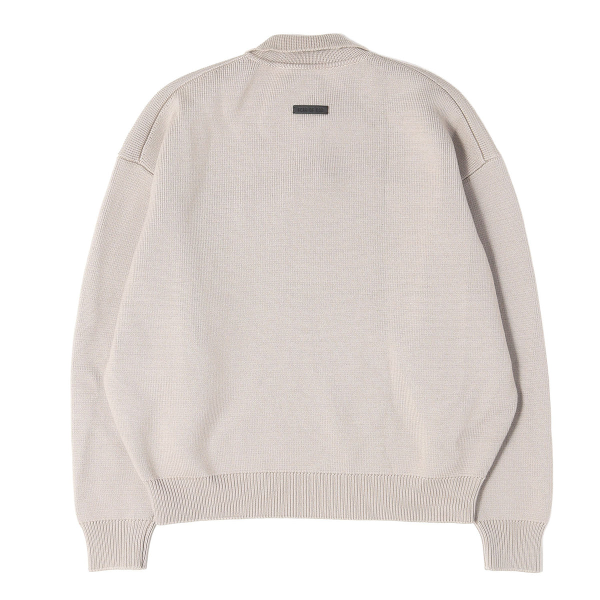 23SS オーバーサイズ ポロカラー ウールニット セーター(Wool Polo Shirt)