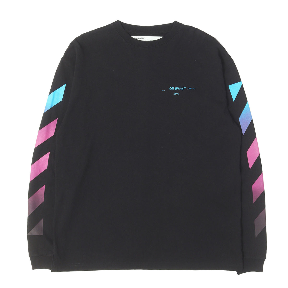 20SS SSENSE限定 グラデーションアロー オーバーサイズ ロングスリーブ Tシャツ