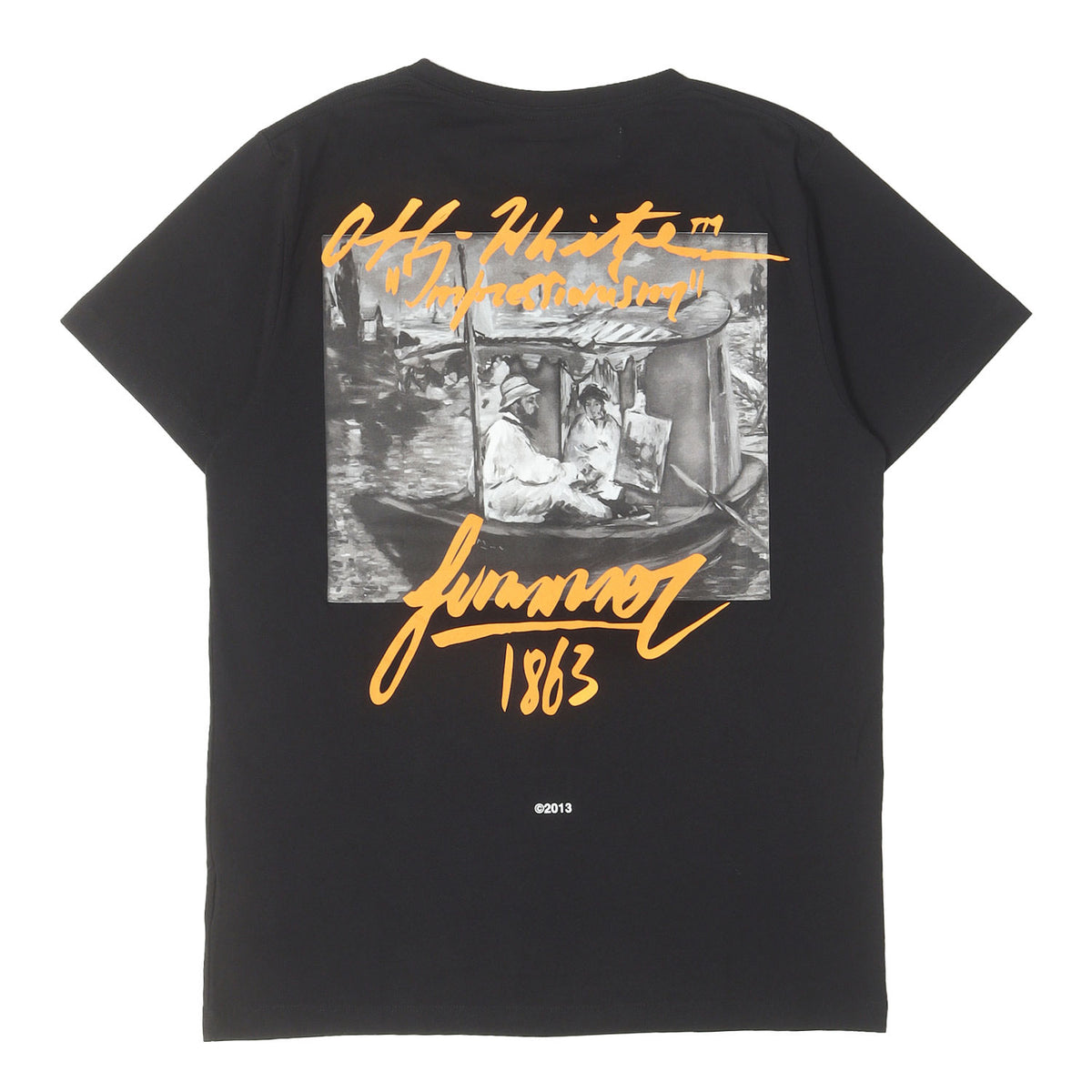 マネ 絵画グラフィック スリム Tシャツ(SUMMER S/S SLIM TEE)