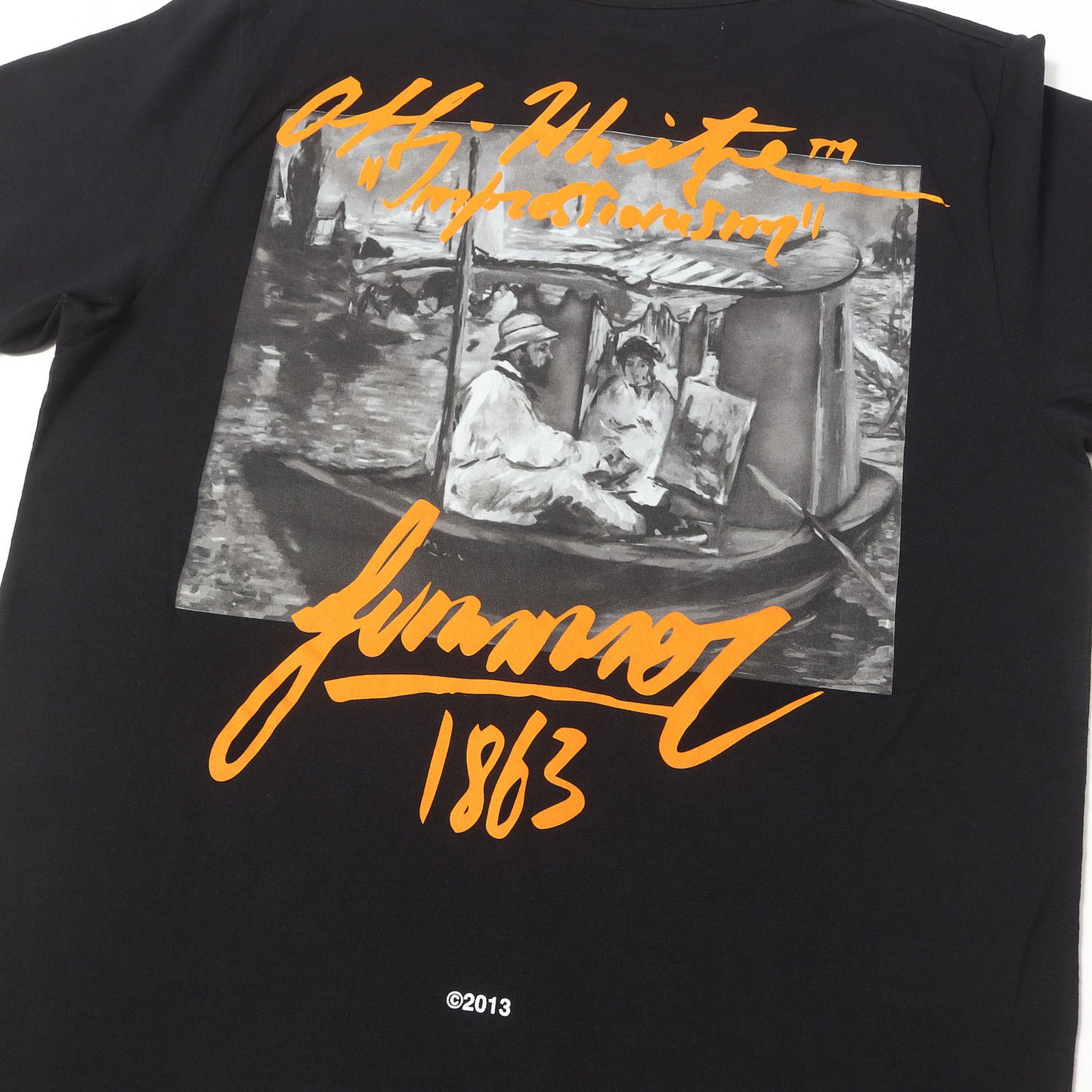 マネ 絵画グラフィック スリム Tシャツ(SUMMER S/S SLIM TEE)