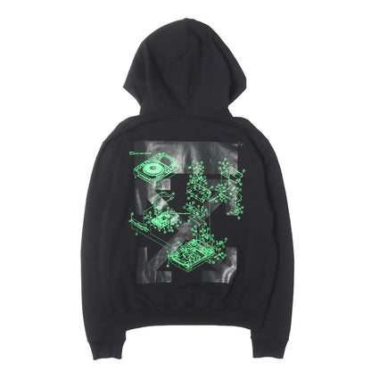 21SS ×Pioneer DJ アロー スウェットパーカー(SOUND ENGINEER HOODIE)