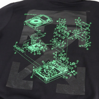 21SS ×Pioneer DJ アロー スウェットパーカー(SOUND ENGINEER HOODIE)