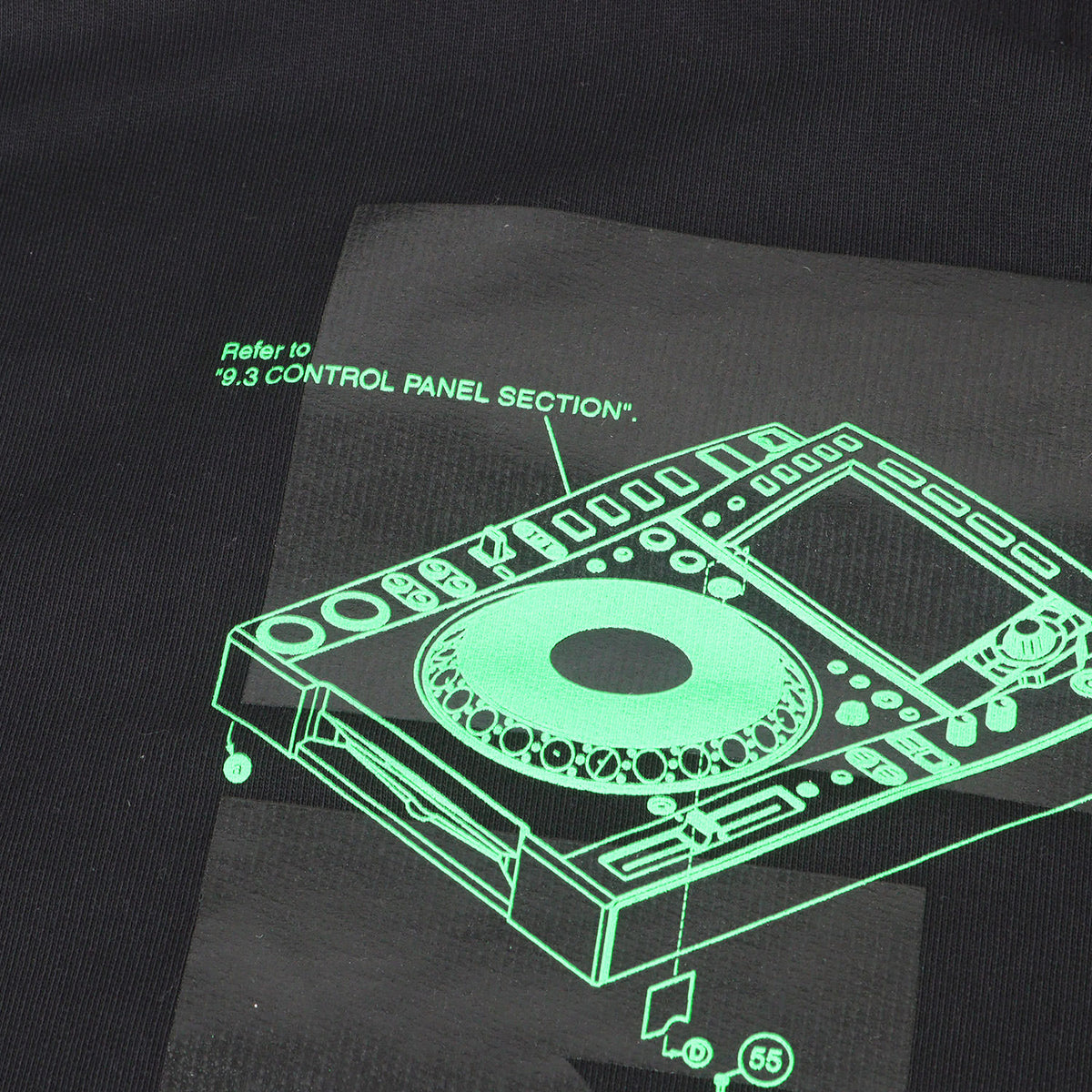 21SS ×Pioneer DJ アロー スウェットパーカー(SOUND ENGINEER HOODIE)