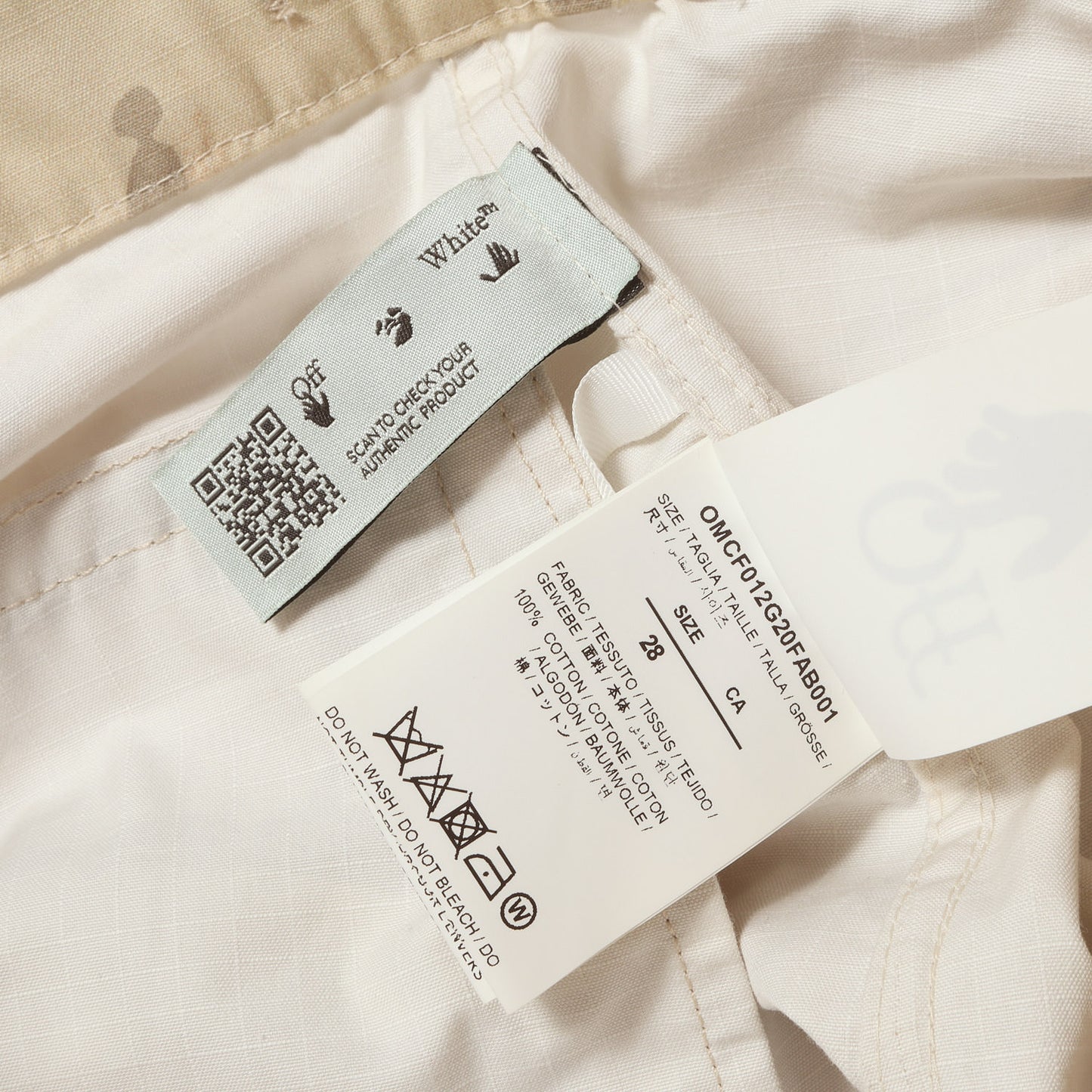 20AW ×Browns 50周年記念 カモフラージュ スリム カーゴパンツ(50 Crossover Casual Camouflage Cargo Pants)