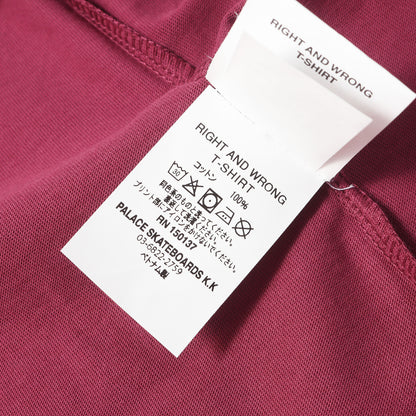 26SS キャラクター グラフィック Tシャツ(Right And Wrong T-Shirt)