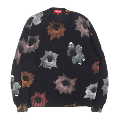 22SS ×Nate Lowman バレットホール&フラワー コットンニット セーター (Sweater)