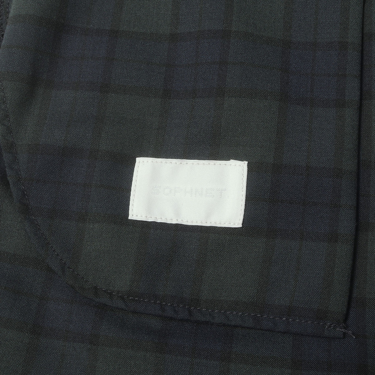 26SS ブラックウォッチ トロピカル テーパード イージーパンツ(TROPICAL CHECK TAPERED BOLD PANTS)