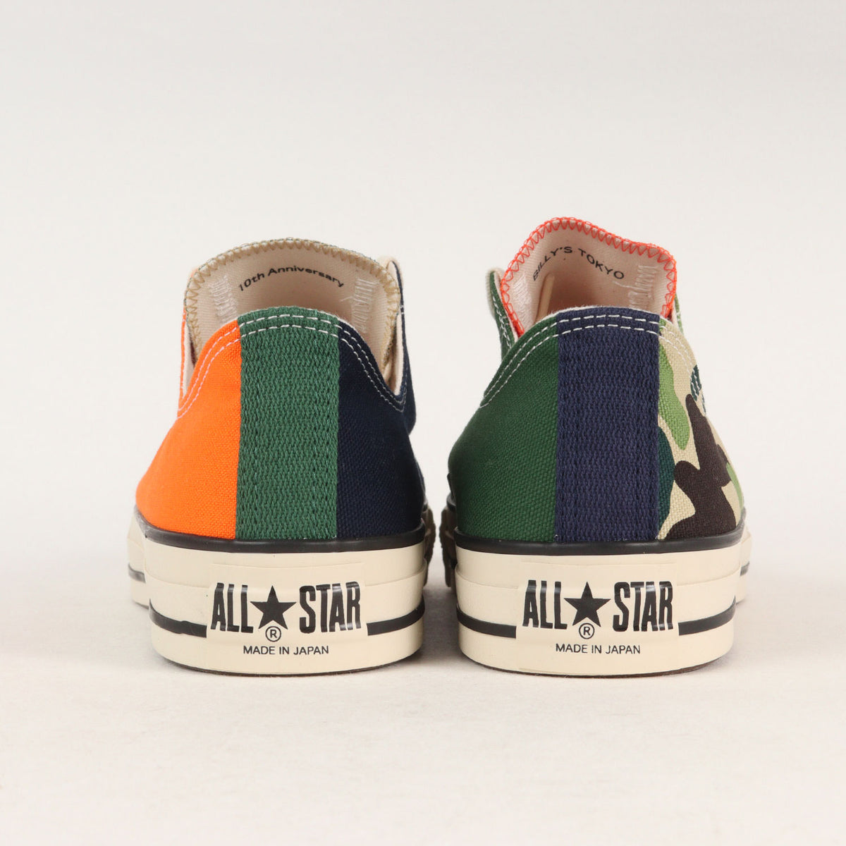 25SS BILLY'S別注 10周年記念 CANVAS ALL STAR MADE IN JAPAN 80s REMIX OX