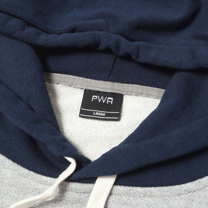 2トーン ヘビー 鹿の子スウェット パーカー(HEAVY KANOKO BLOCK HOODIE)