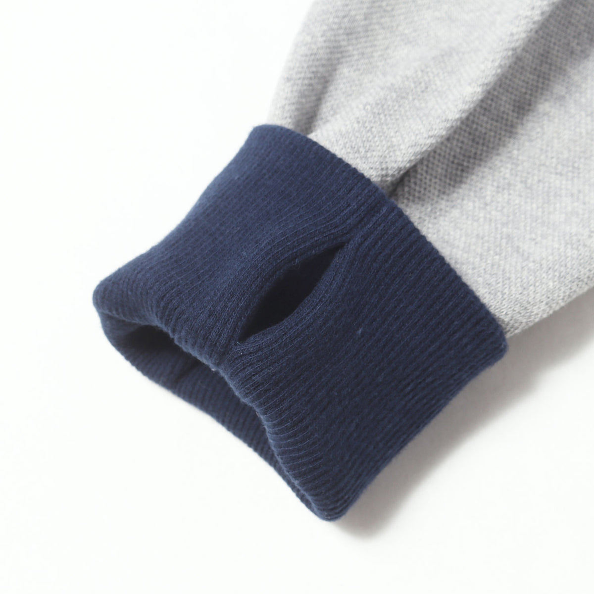 2トーン ヘビー 鹿の子スウェット パーカー(HEAVY KANOKO BLOCK HOODIE)