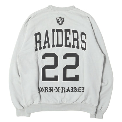 24AW ×NFL ラスベガス・レイダース カレッジロゴ スウェット(COLLEGE CREWNECK)