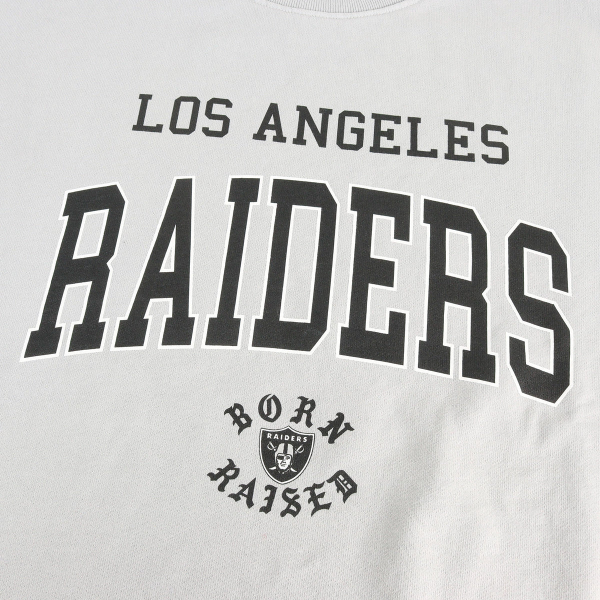 24AW ×NFL ラスベガス・レイダース カレッジロゴ スウェット(COLLEGE CREWNECK)